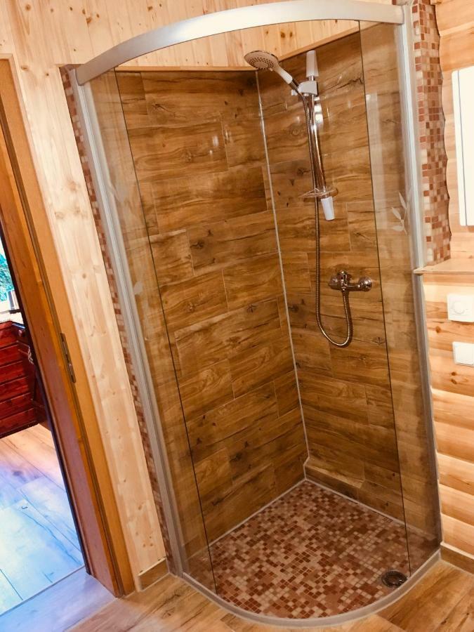 Holzhaus Trollbluemchen Am Wald Und See Neuruppin Exteriör bild